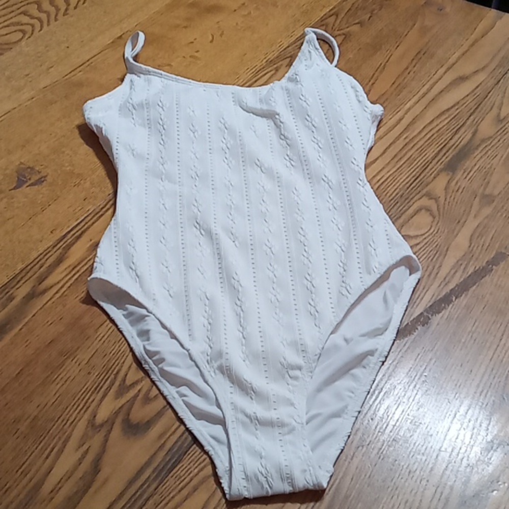 Andie Womens Bathing Suit XST AMALFI COCO CREAM Swimwear EXTRA SMALL TALL NEW